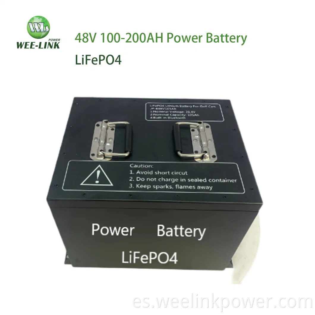 96V 540AH LIFEPO4 Batería Potence Almacenamiento de energía del carrito de golf